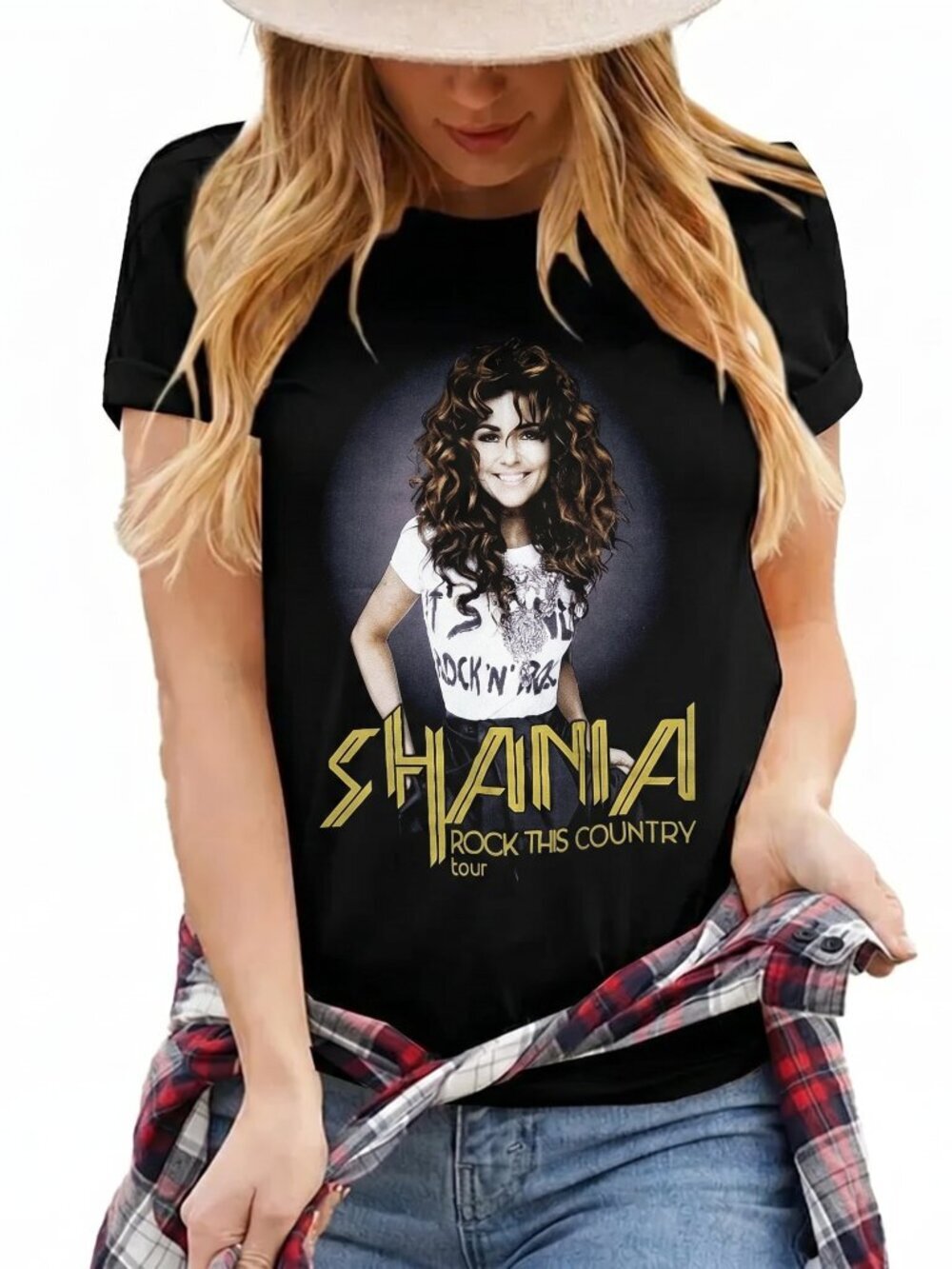 Ladies Shania Twain band  TShirt